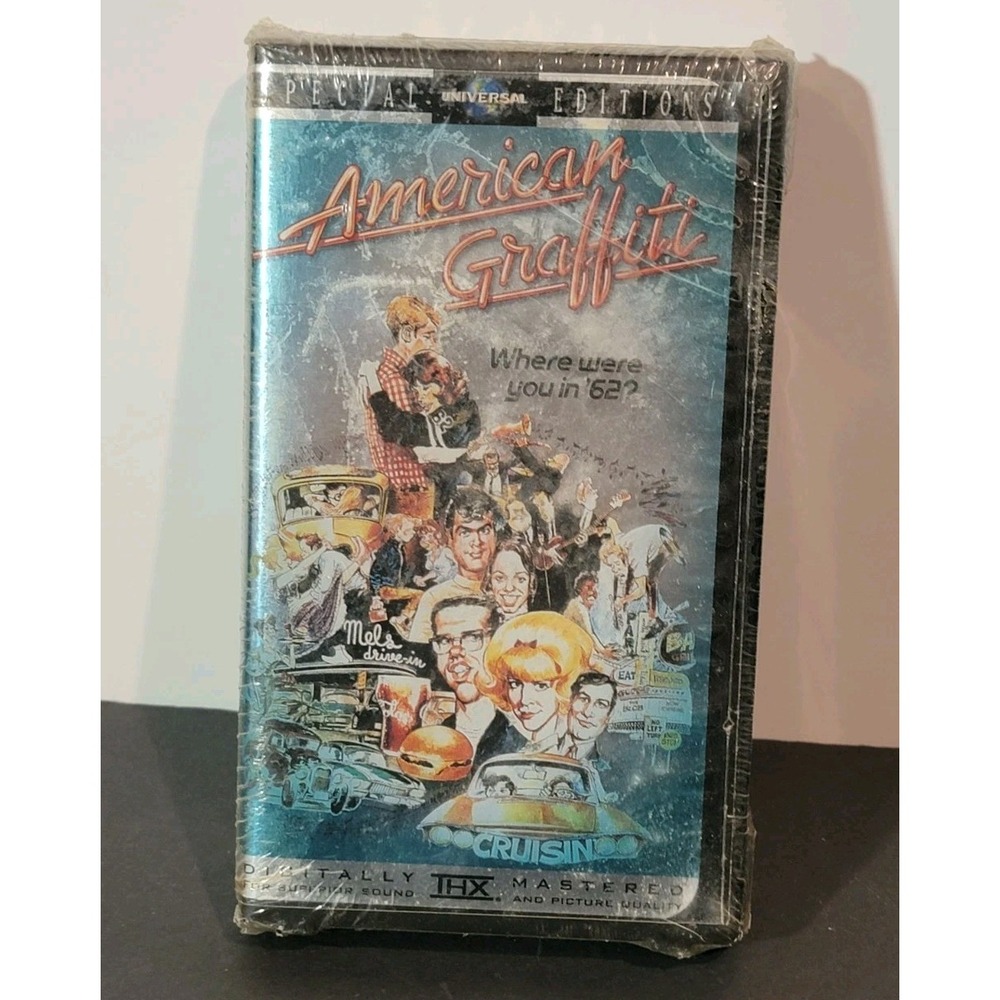 American Graffiti 1973 VHS Tape 1998 Brand New Sealed, Wolfman Jack‎